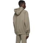 Essentials Taupe Pullover Logo Hoodie