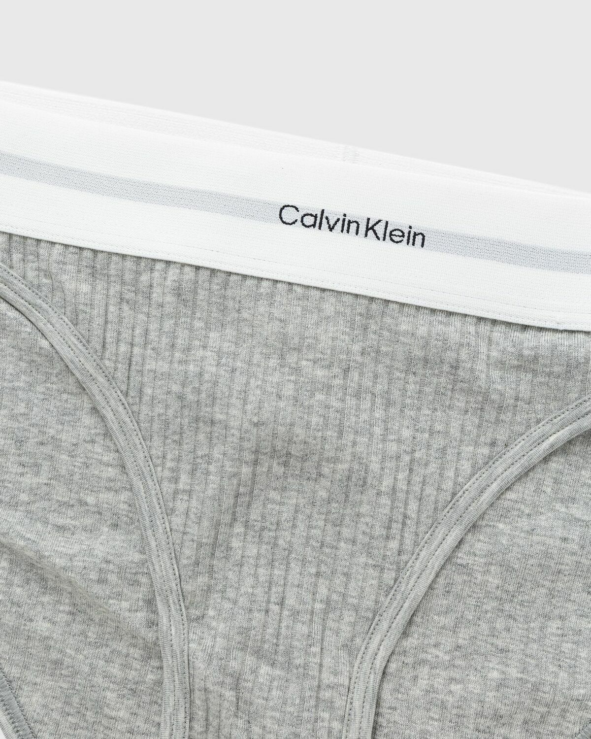 Calvin Klein Underwear MODAL RIB BIKINI Grey Womens Panty