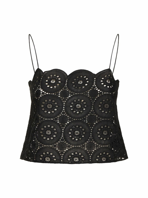 Photo: MATTEAU Broderie Anglasie Crop Camisole Top