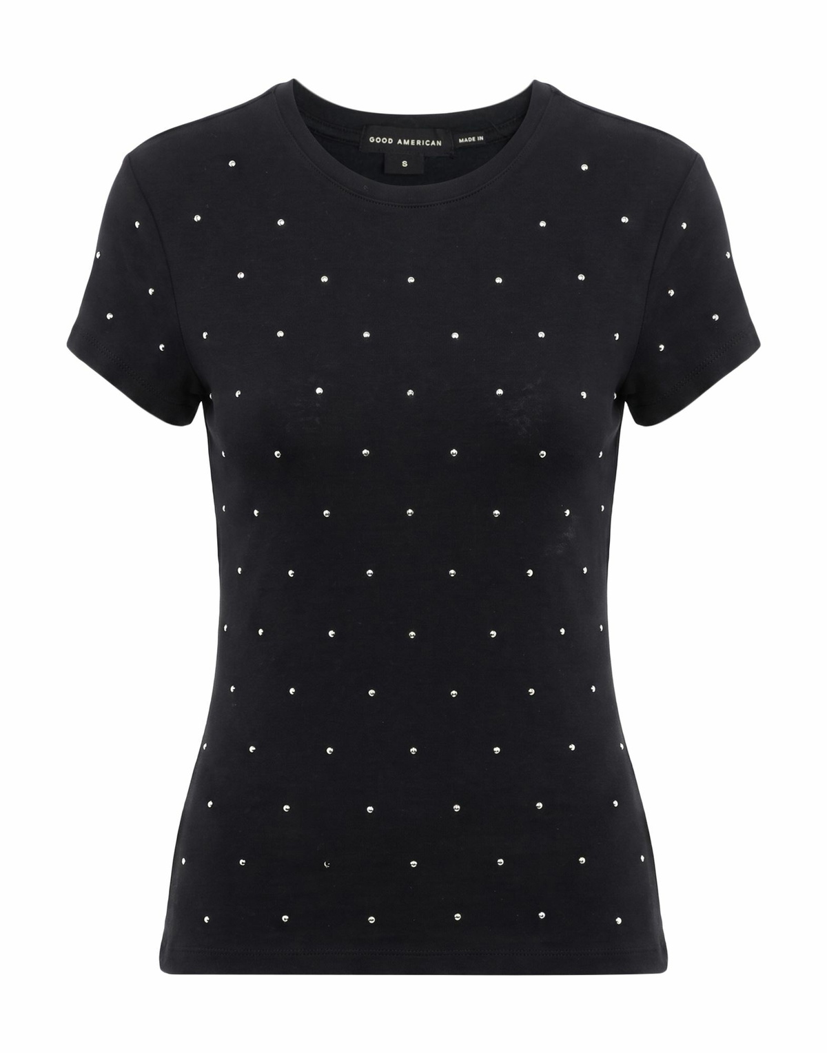 Good American Womens T-shirt in Black