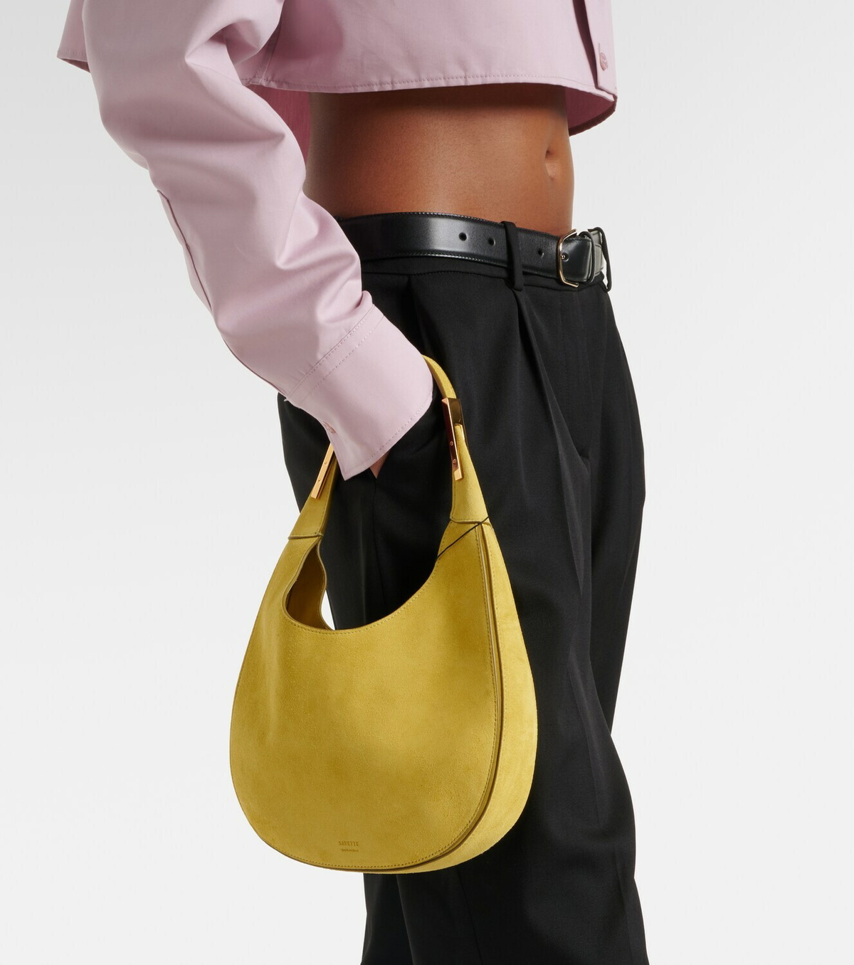 Savette Florence Small suede shoulder bag