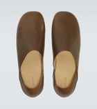 Lemaire Slippers leather-lined leather loafers
