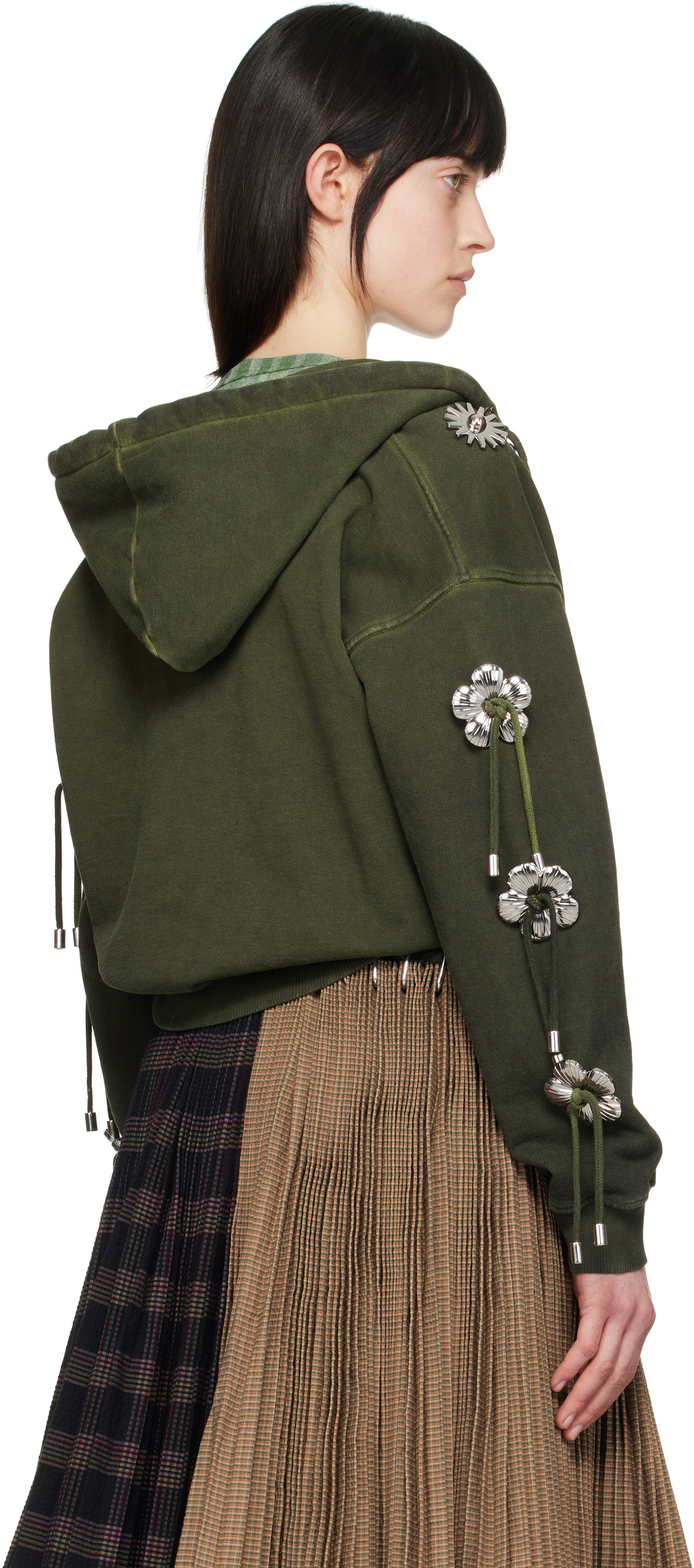 Chopova Lowena Green Dallas Hoodie Chopova Lowena