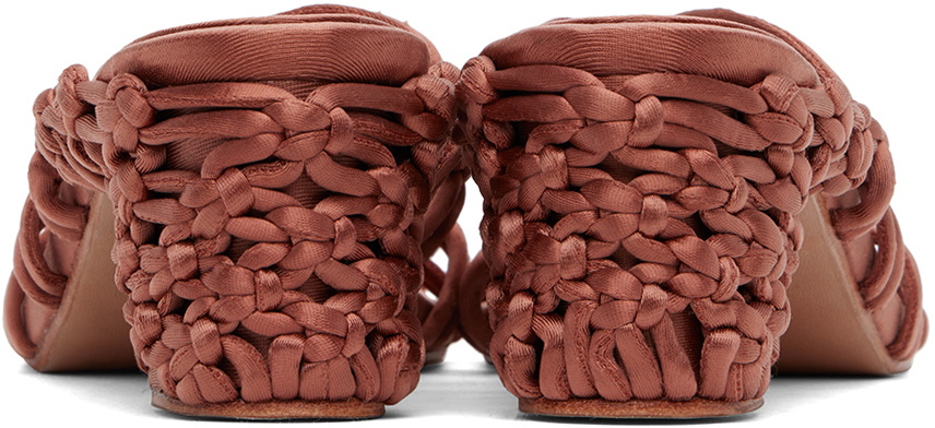 Isa Boulder Brown Depth Heeled Sandals