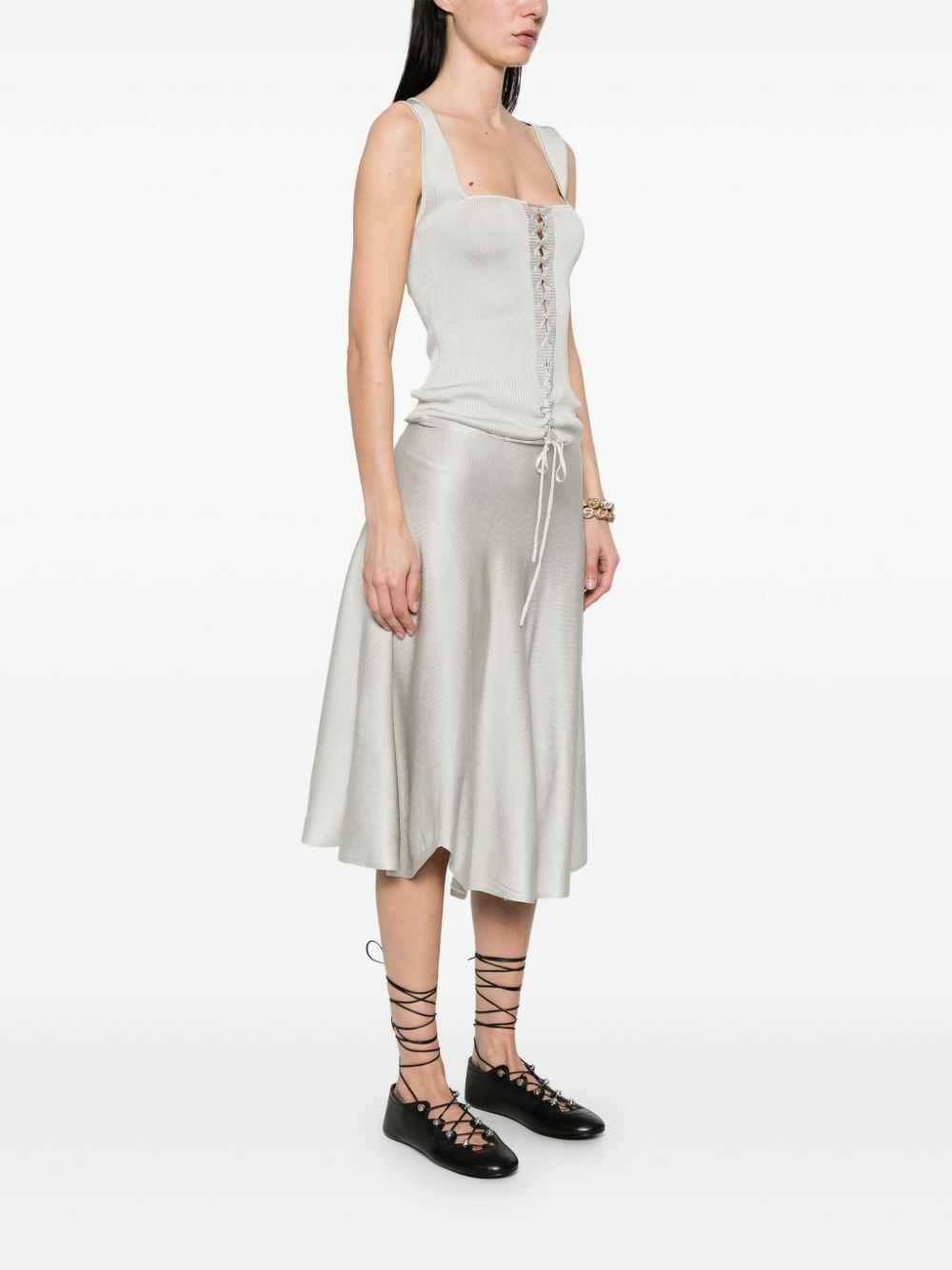 Judy Turner Silk Midi Dress