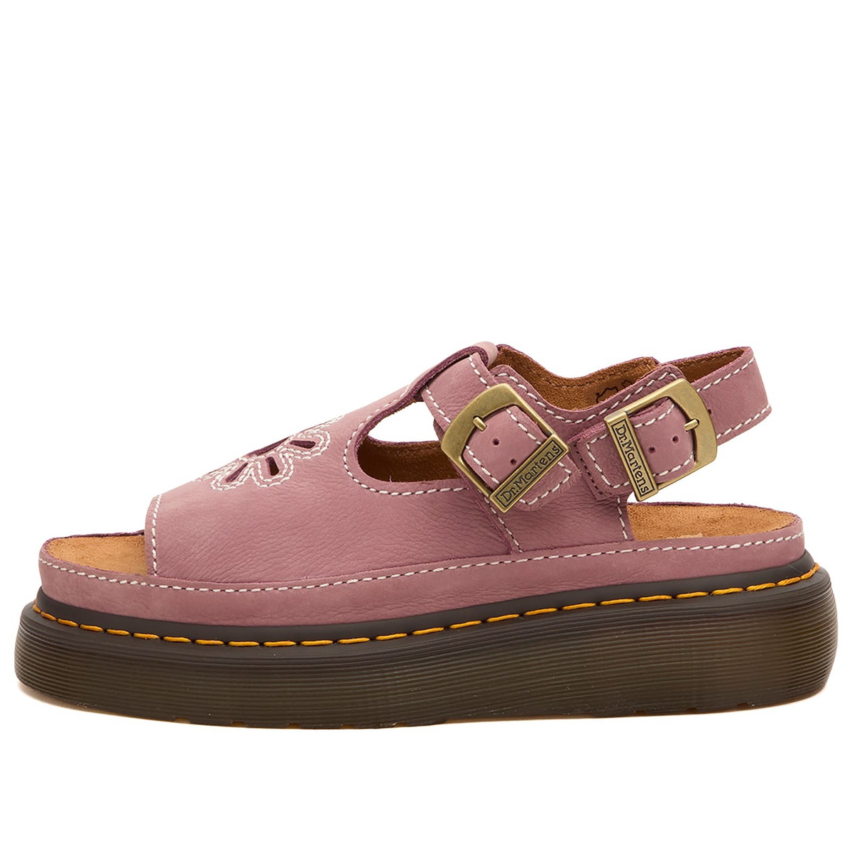 Dr. Martens Women's Dunnet Flower Sandal in Dusty Rose