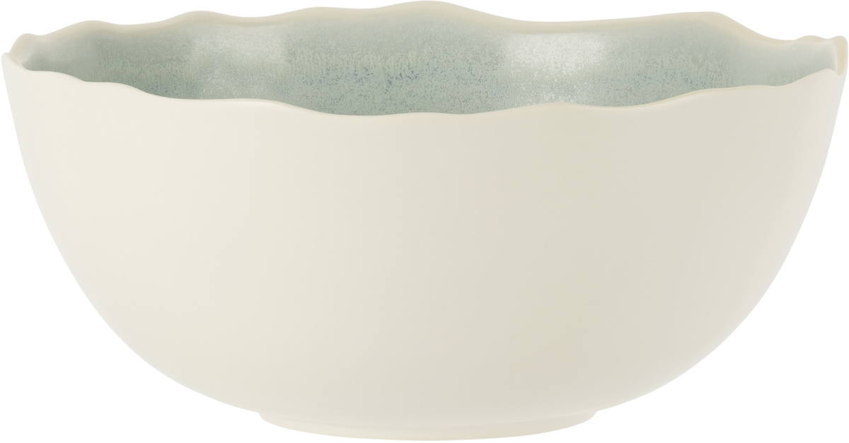 Jars Céramistes Blue & White Plume Serving Bowl