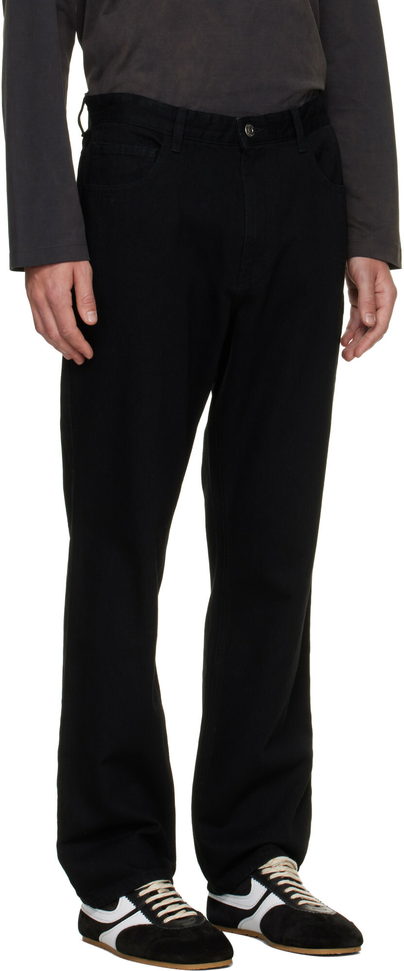 Solid Homme Black Slim Jeans