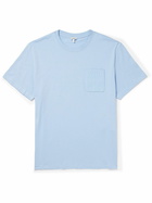 LOEWE - Logo-Embroidered Cotton-Jersey T-Shirt - Blue