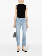 MOTHER - Denim Straight Leg Cropped Jeans