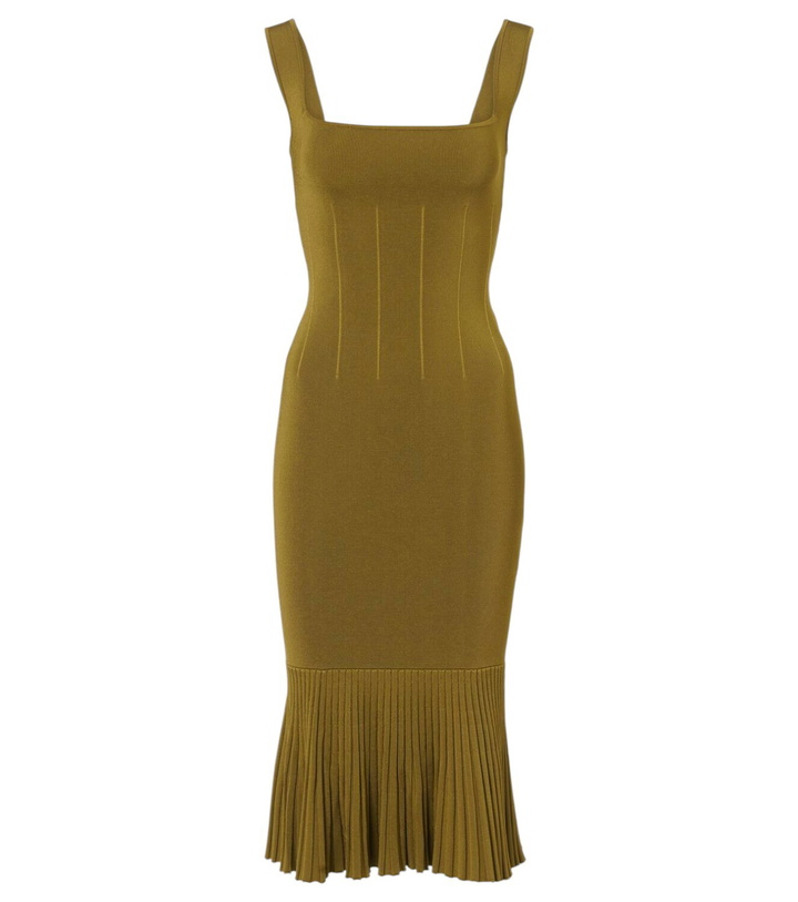 Photo: Galvan Atalanta knitted midi dress