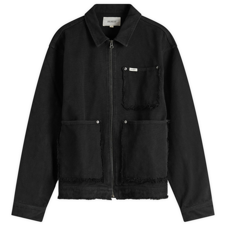 Photo: Heresy Men's Scraggy Work Jacket in Black
