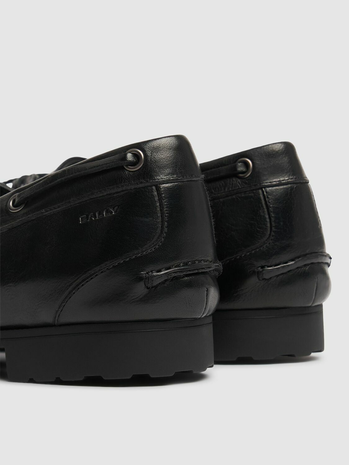 BALLY 20mm Paquy Leather Loafers Bally