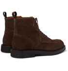 Mr P. - Jacques Shearling-Lined Suede Boots - Brown