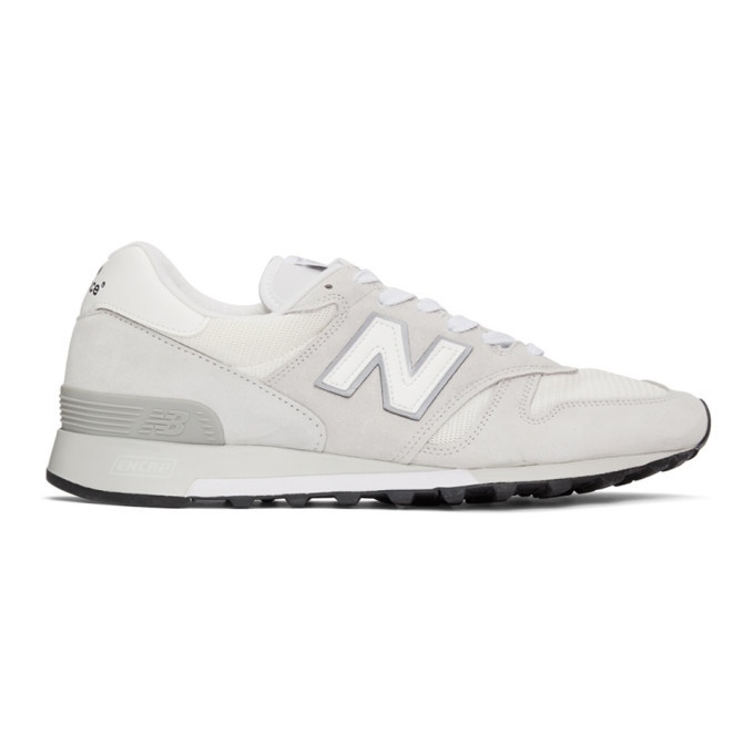 Photo: New Balance White Made in US 1300 Sneakers