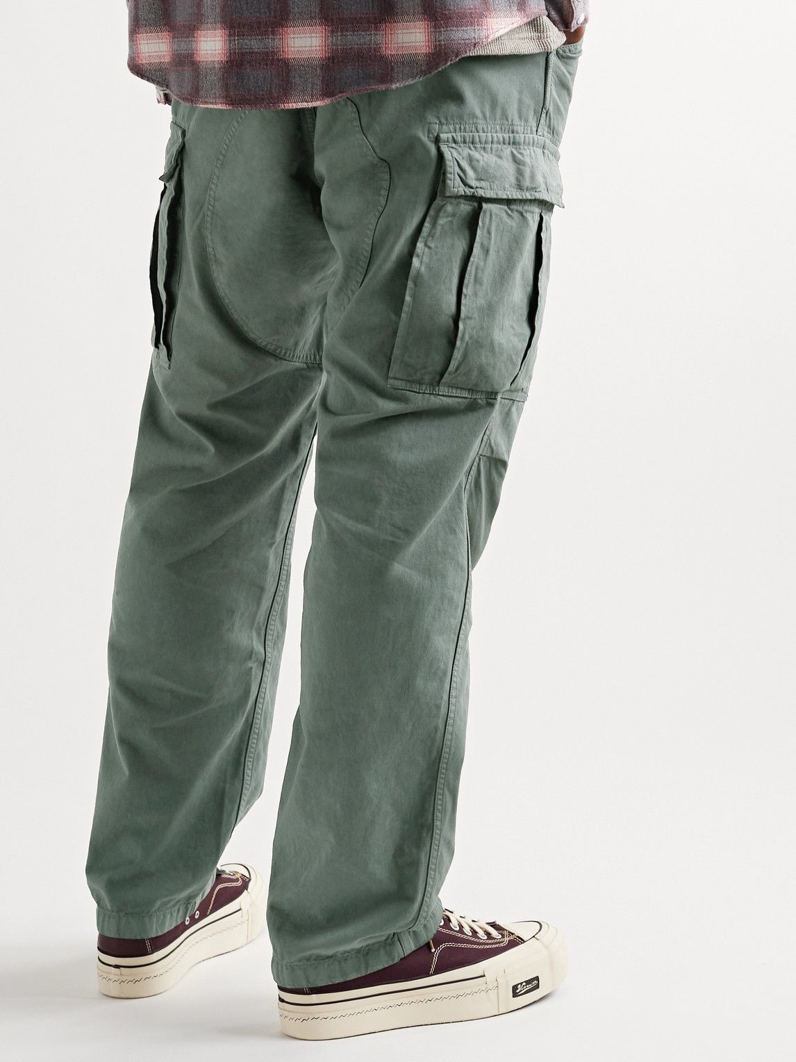 Visvim - Eiger Sanction Garment-Dyed Cotton-Twill Cargo Trousers