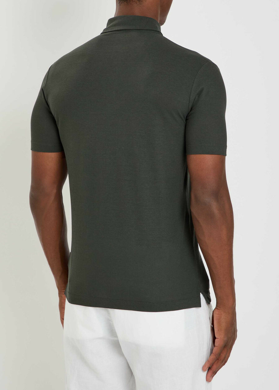 Slowear Cotton Polo Shirt Green