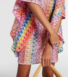 Missoni Zigzag lamé beach dress