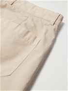 Albam - Havana Garment-Dyed Cotton-Twill Shorts - Neutrals