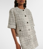 Valentino Cotton-blend tweed jacket