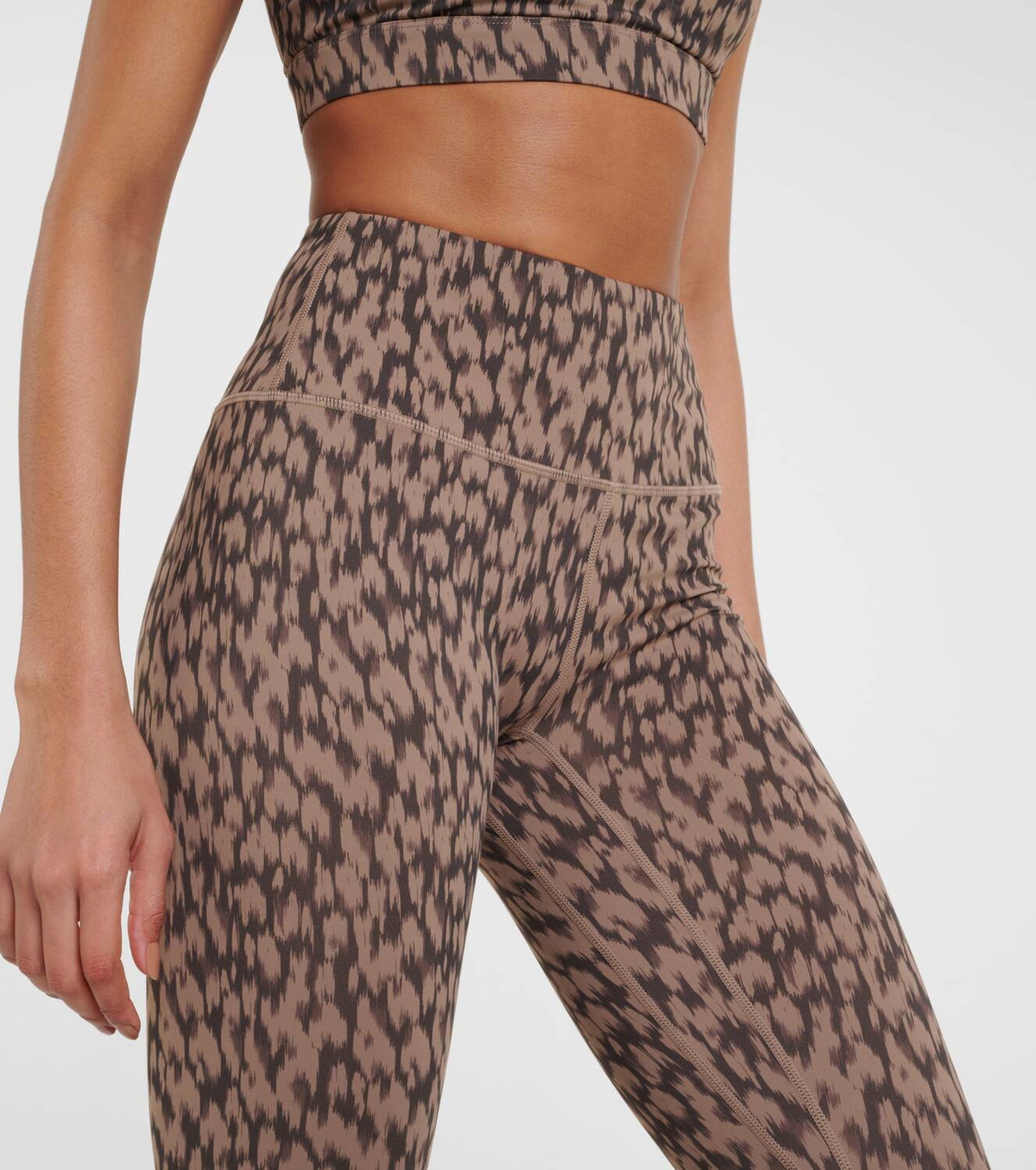 Varley Form printed high-rise leggings