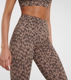 Varley Form printed high-rise leggings
