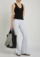 Tala 365 Ribbed V-neck Stretch-modal Vest Black