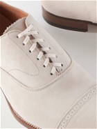 TOM FORD - Suede Oxford Brogues - Neutrals