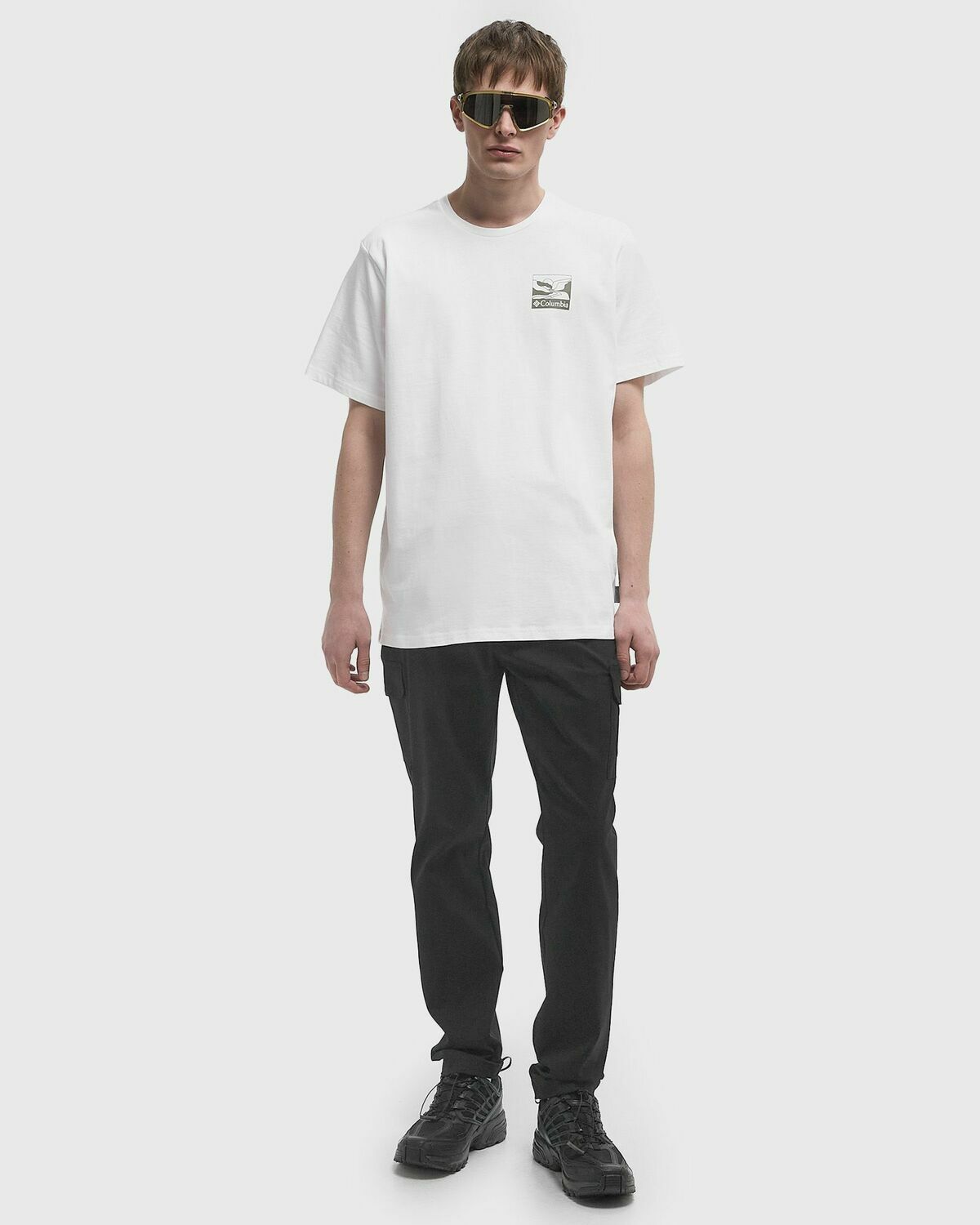 Columbia Explorers Canyon™ Back SS Tee White Mens Shortsleefe