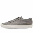 Common Projects Men's Original Achilles Low Nubuck Sneakers in Warm Grey