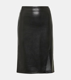 Diane von Furstenberg Taashi faux leather midi skirt