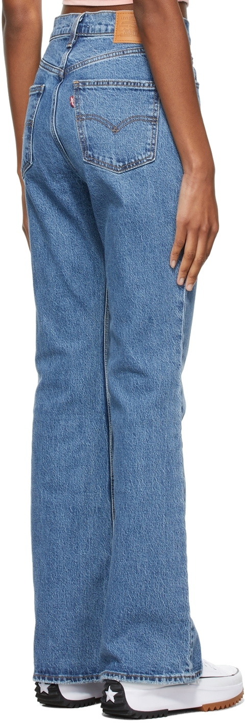 Blue 70s High Flare Jeans by Levi's on Sale