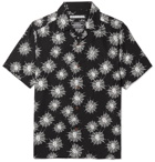 Neighborhood - Camp-Collar Printed Lyocell Shirt - Black