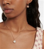 Pomellato - Nudo Petit 18kt rose and white gold earrings with rose quartz