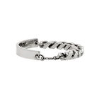 Lanvin Silver Curb Chain Bracelet