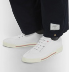 Thom Browne - Striped Canvas Sneakers - Men - White