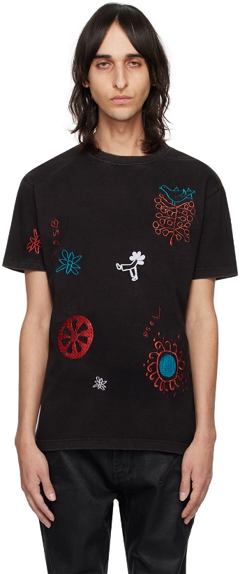 Photo: Andersson Bell Black March Embroidery T-Shirt