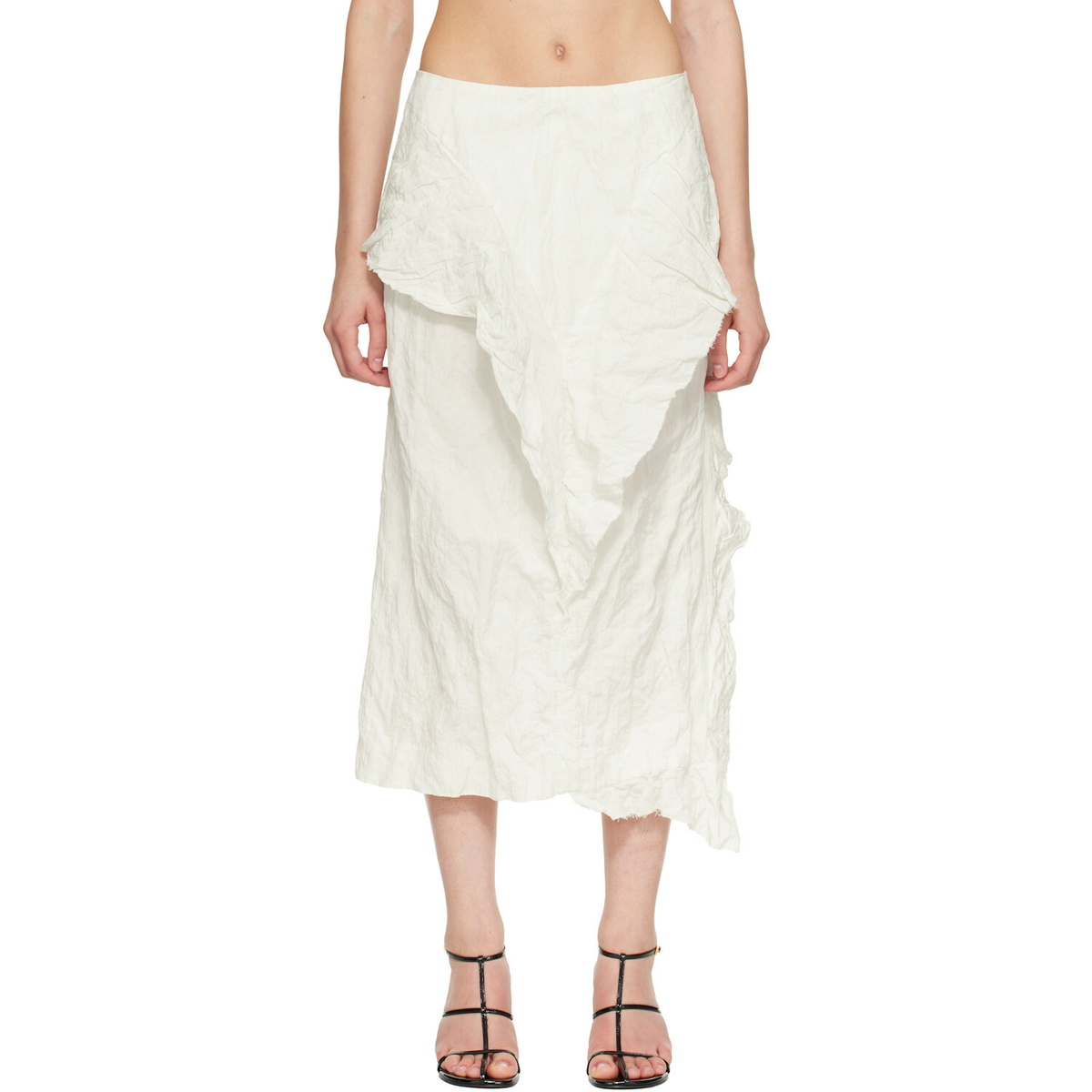 Proenza Schouler Off-White Hansly Midi Skirt