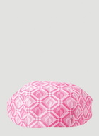 Marine Serre - Moon Diamant Beret in Pink