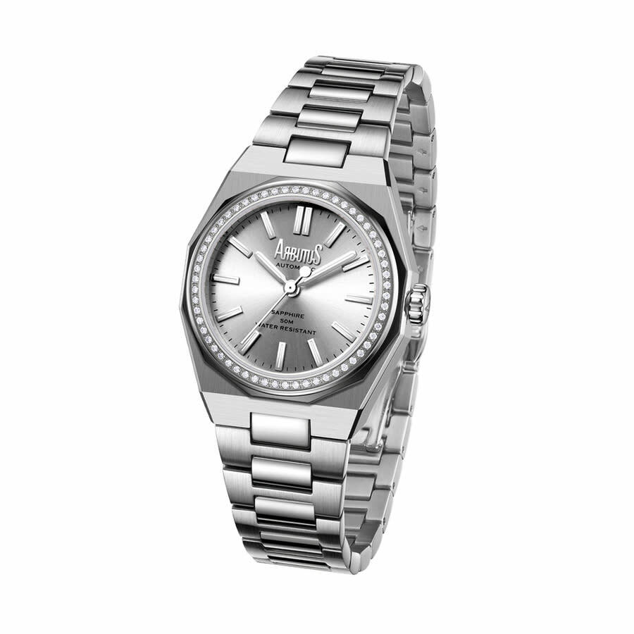 Arbutus Soho Automatic Crystal Green Dial Ladies Watch AR2401SWSA
