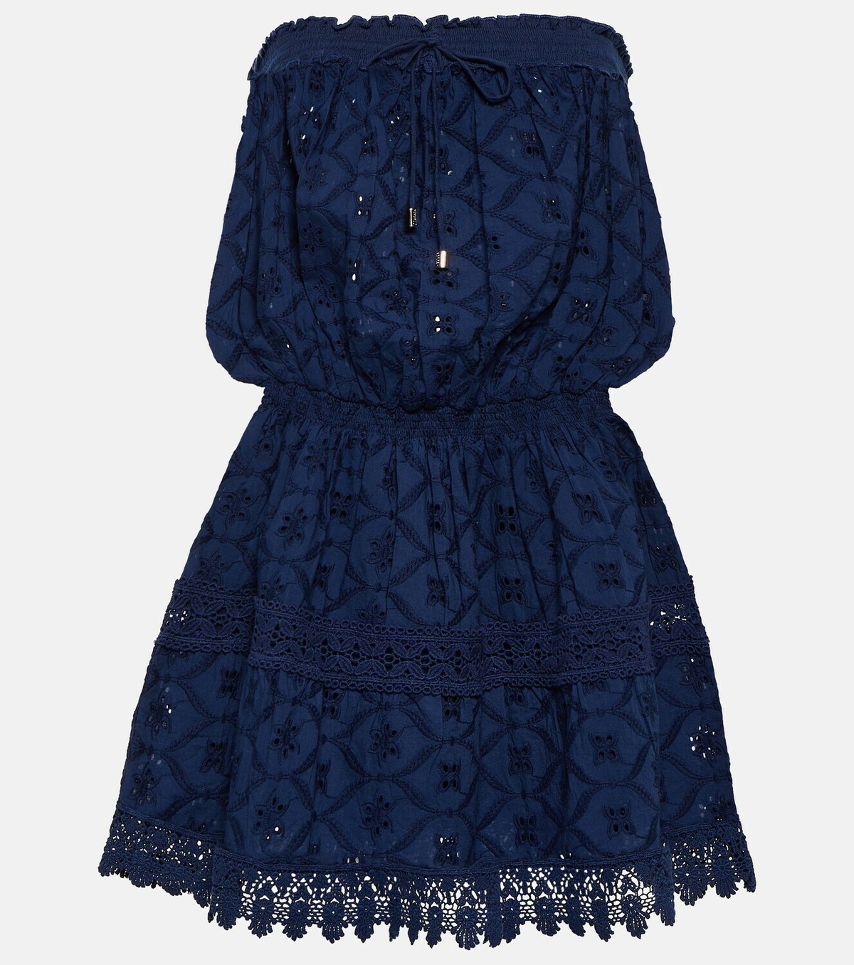 Melissa Odabash Iris lace cotton minidress Melissa Odabash