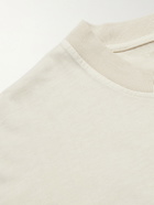 AGOLDE - Asha Cotton-Jersey T-Shirt - Neutrals
