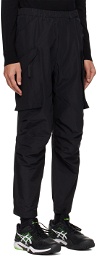 NEMEN® Black Articulated Cargo Pants