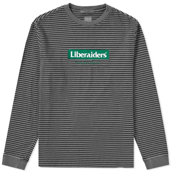 Photo: Liberaiders Long Sleeve Box Logo Tee Black