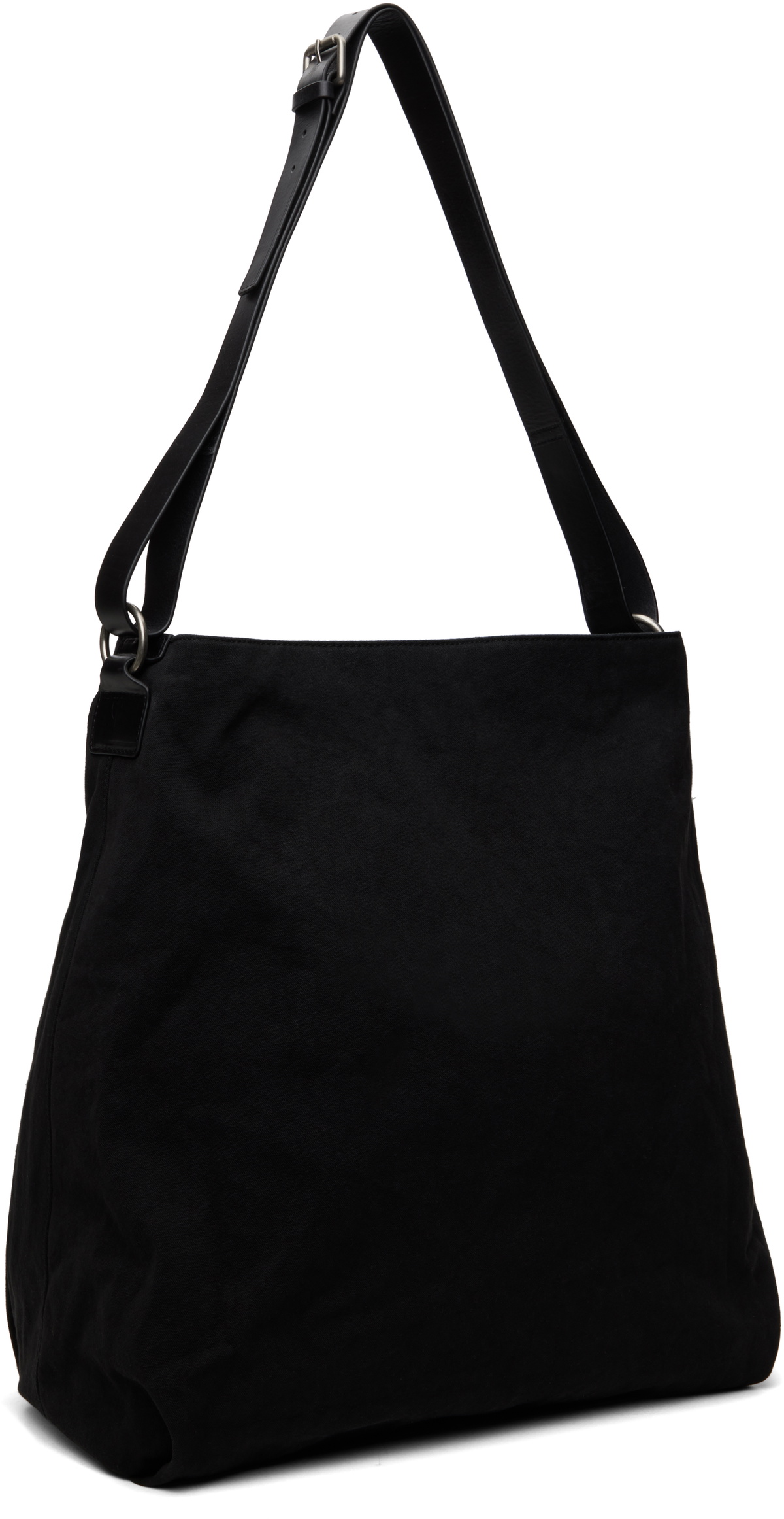 Dries Van Noten Black Large Canvas Bag