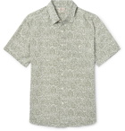 Faherty - Printed Linen-Blend Shirt - Green