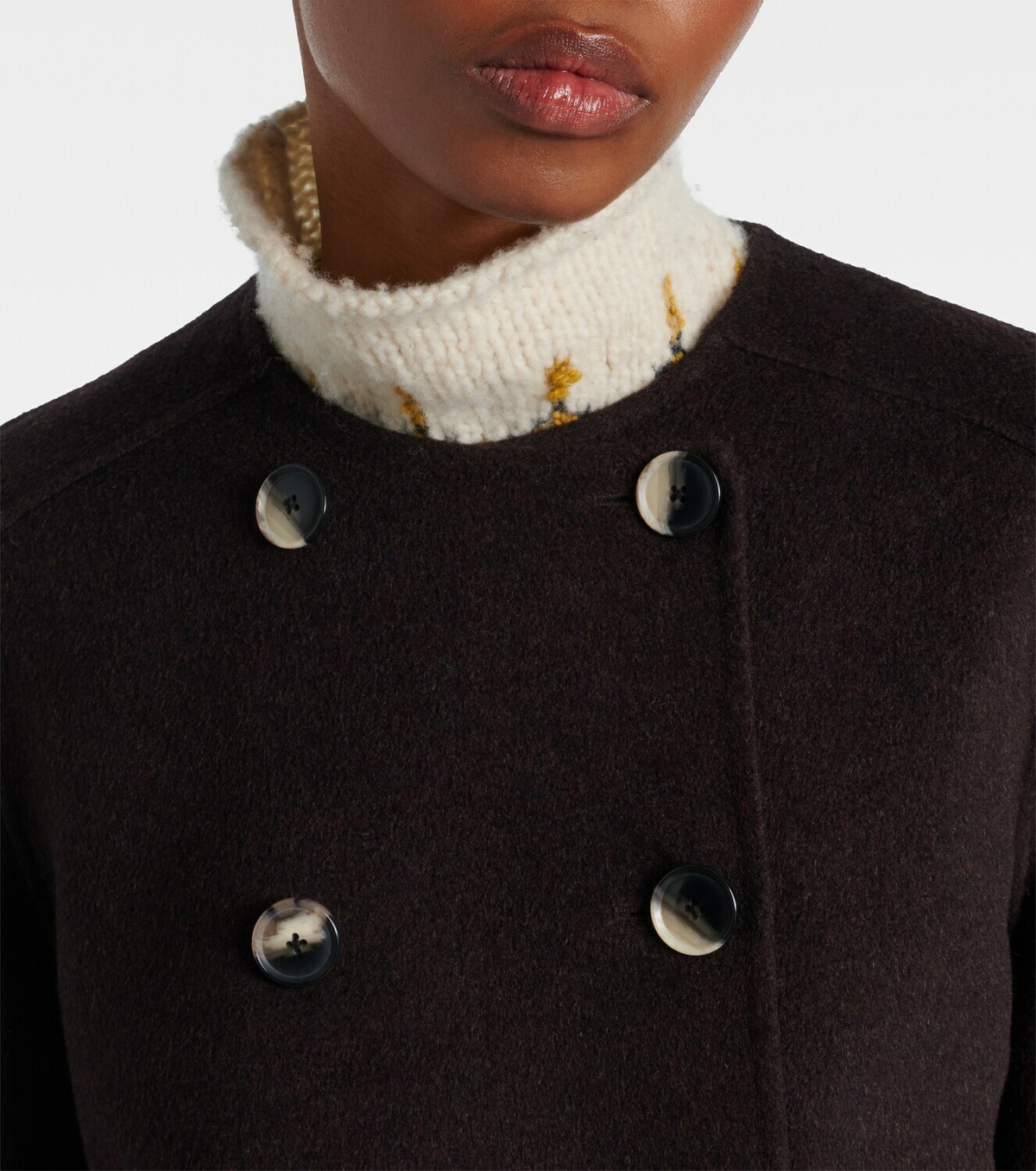 Proenza Schouler Courtney double-breasted wool-blend jacket