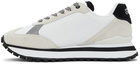 Versace Jeans Couture White & Beige Spyke Sneakers