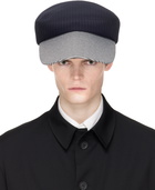 Comme des Garçons Homme Plus Black & White Hizume Edition Wool Cap