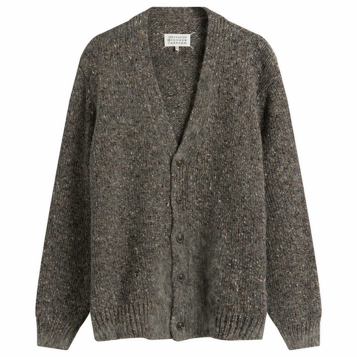 Maison Margiela Men's Cashmere Cardigan in Moss Maison Margiela